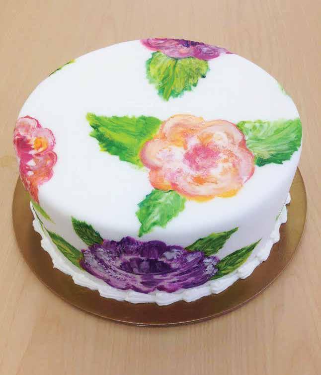Hand Painted Cake 8