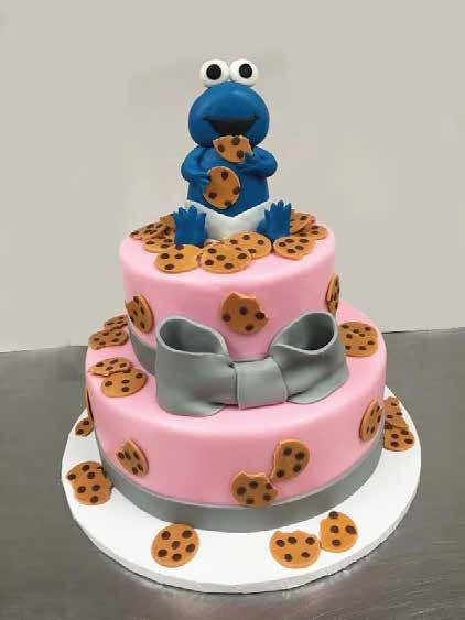 Cookie Monster Baby Shower 8 and 12
