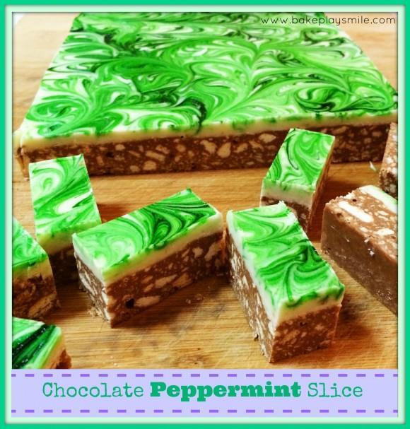 EASY PEPPERMINT SLICE 1 X 250g packet of plain, sweet biscuits (such as Marie), crushed ¾ tin of sweetened condensed milk (you can always add a little more if the mixture is too dry) 100g butter,