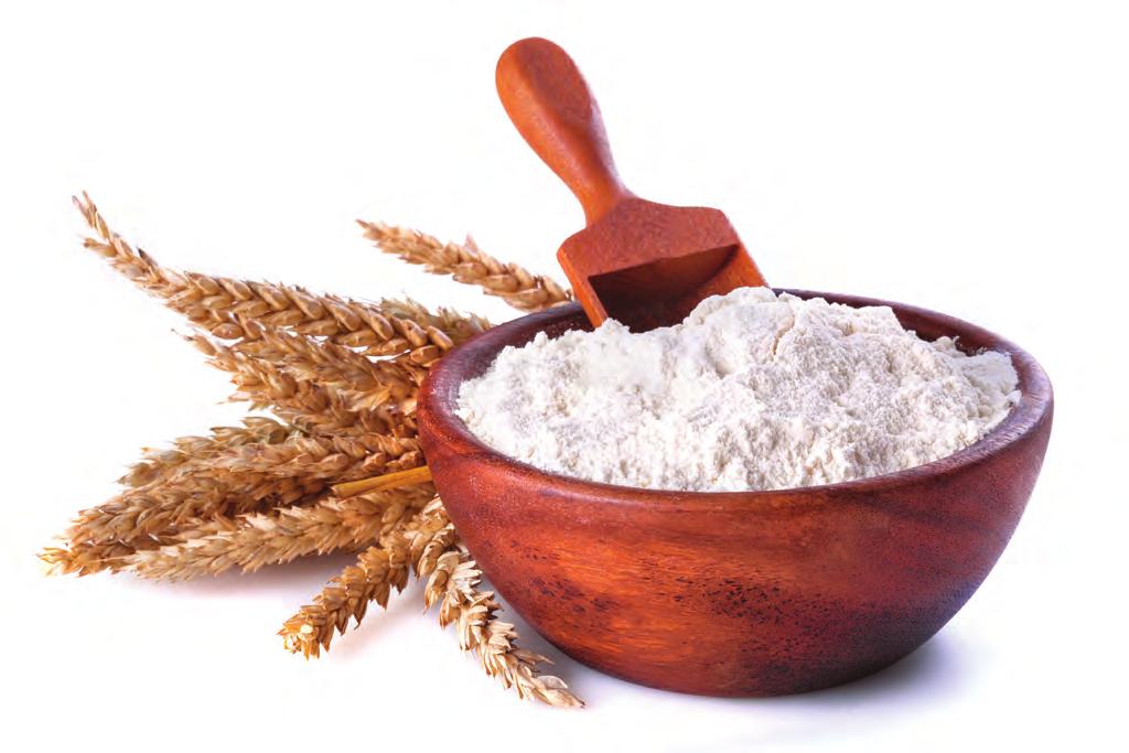 Flour Characteristics Flour is analyzed for indicators of milling efficiency minimal activity, whereas a low falling number and functionality properties.