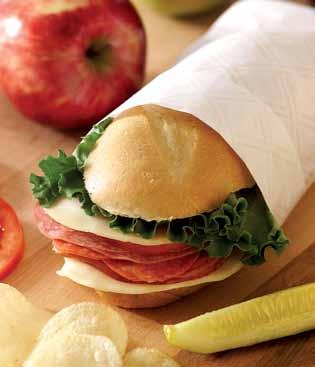 Quilt-Rap (Insulated Oil and Grease Resistant) This insulated sandwich wrap features a patented triple-layer construction (a sheet of polyethylene between two layers of paper).