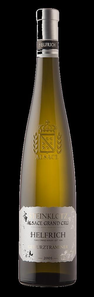 STEINKLOTZ, Alsace Grand Cru Limited Production Wines < 2,000 cases per annum Riesling Profile: Racy, well-structured and crisp.
