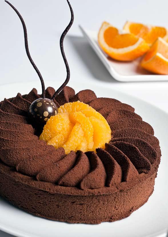 The classic combination of chocolate and orange makes for a deliciously soft and divine dessert. Definitely a case of tasting as good as it looks!
