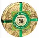 Rosemary and Olive Oil Asiago 1/20 lb SUPC 1110206 Wheel Nutty, creamy Asiago hand rubbed with rosemary and olive oil for a perfect marriage of earthy