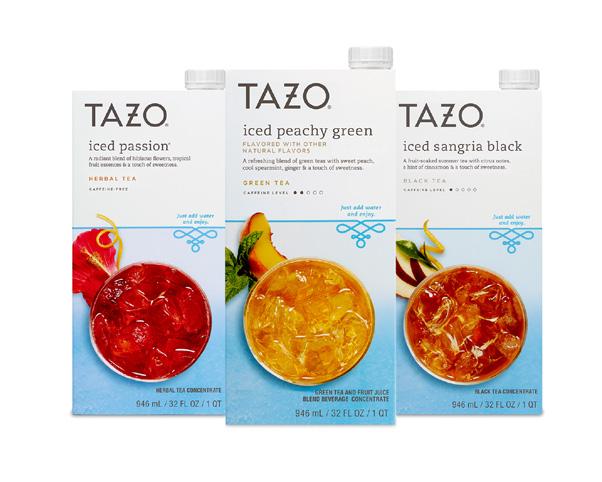 TAZO ICED TEA CONCENTRATES Preparation Guide: : Iced Tea Concentrates Shelf Life: Serve immediately once mixed -7 day open un-mixed, refrigerated Add oz. of Tea Concentrate to half-gallon pitcher.