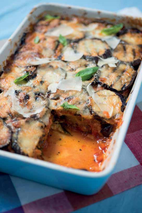RECIPE CARD AUBERGINE & COURGETTE PARMESAN BAKE Enjoy food Helping families with diabetes shop, cook and eat