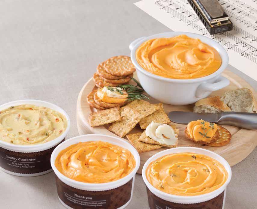 Wisconsin Cold Pack Cheddar Cheese Each of our 12 ounce tubs delivers a kick with crowd-pleasing flavors.