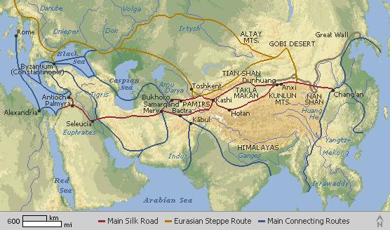 The Trade Route There was no one trade route The routes resembled a chain linked