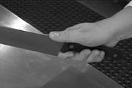 Method #2 Another popular method for holding a chef s knife is as follows: Let the