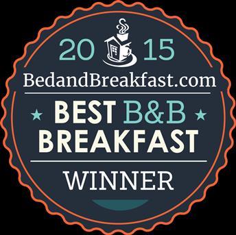 2015 Best B&B Breakfast Tournament Winner: Farmers Guest House, Galena, IL Make sure to also check out the 2015 Best B&B Breakfast tournament