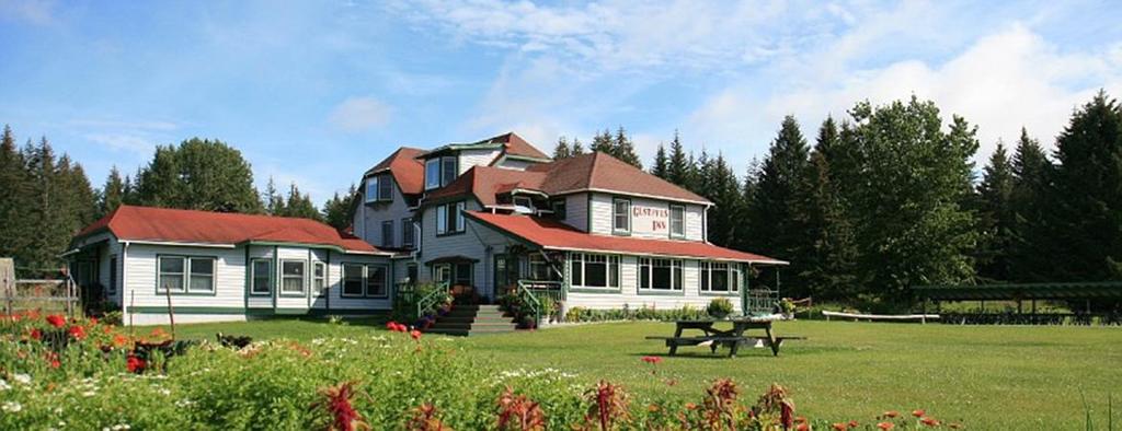 Gustavus Inn occupies prime real estate just a few miles beyond the entrance to Glacier Bay National Park and promises visitors a true Alaskan experience with its rustic, homestead vibe.