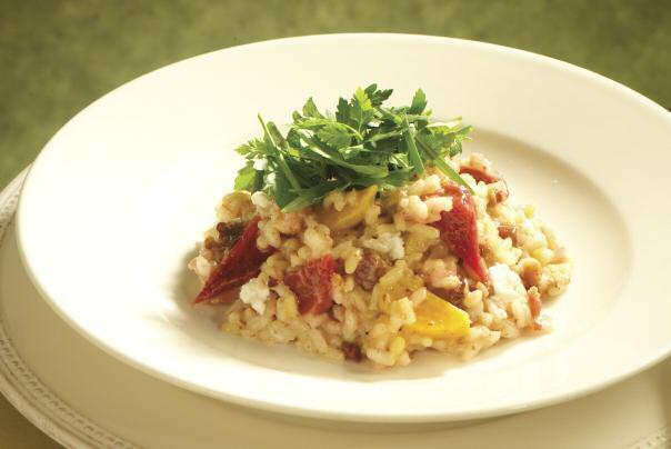Risotto Method Risotto is a traditional Italian method for cooking medium grain or arborio rice which has become increasingly popular in the U.S.