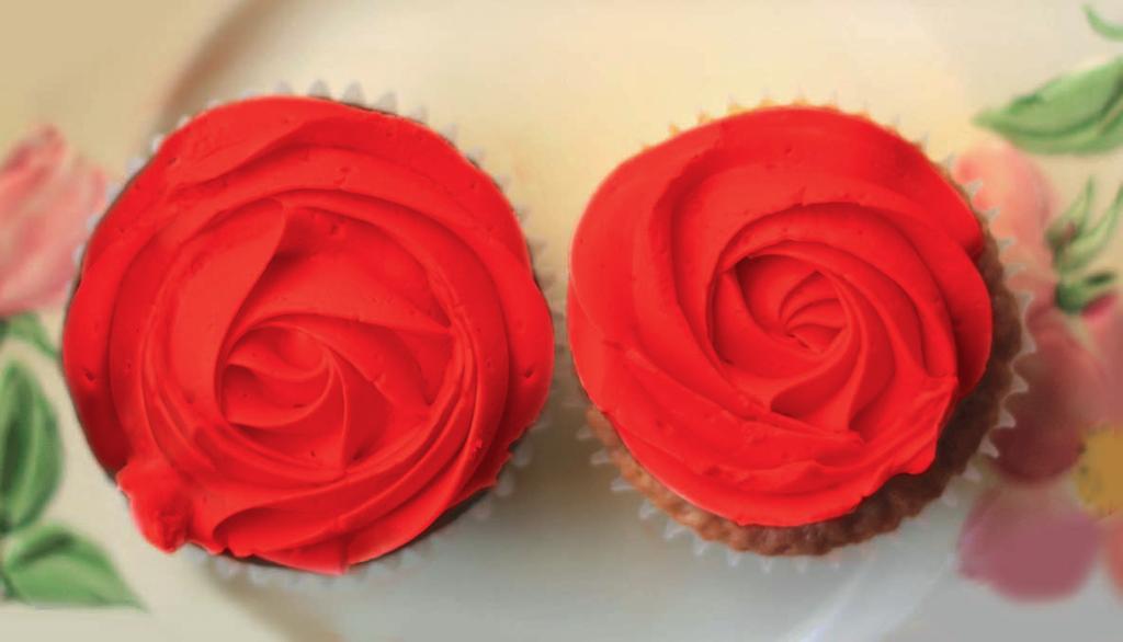 Recipes Humanity rose cupcakes These delicious cupcakes are inspired by the Humanity Rose a