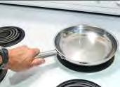 1. Put the frying pan on the stove (1) and turn on the burner heat to MEDIUM (2) (As shown below, I ve turned on my burner to