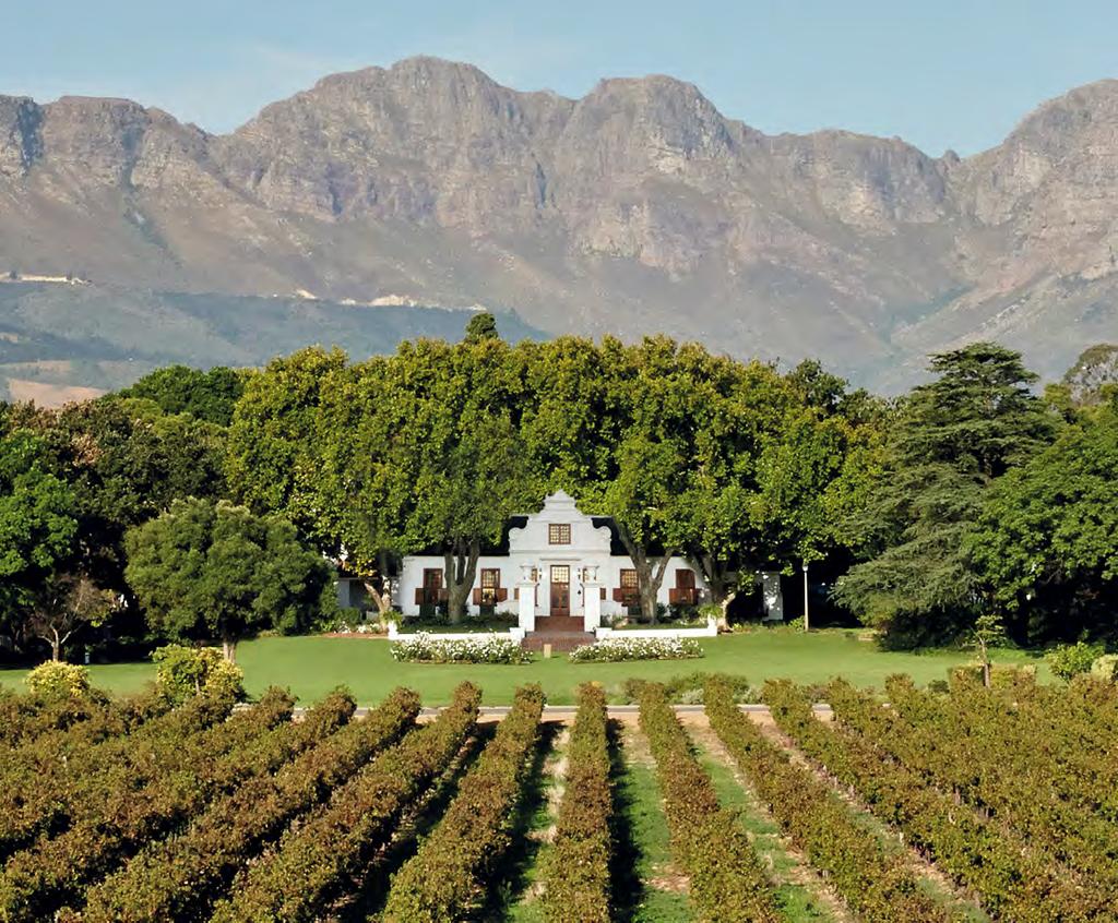 Nederburg's collec on of new-genera on gourmet wines, aptly called the Heritage Heroes, will be available to savour with the meal.