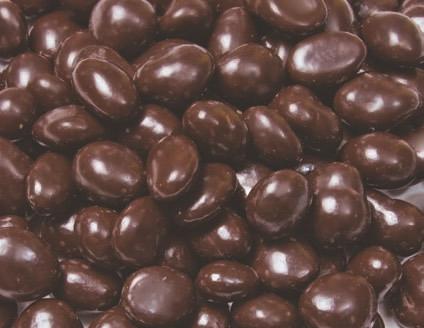raisins dipped in milk chocolate an