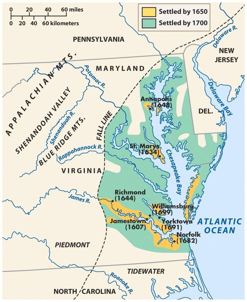 The Chesapeake Colonies