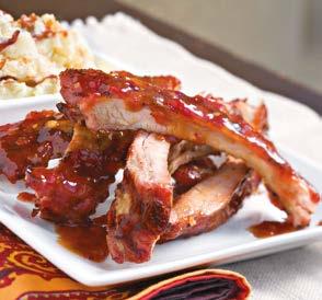 1 SWEET-HOT BABY BACK RIBS SWEET-HOT CUE SAUCE Yield: Makes 4 cups 2 (10-oz.