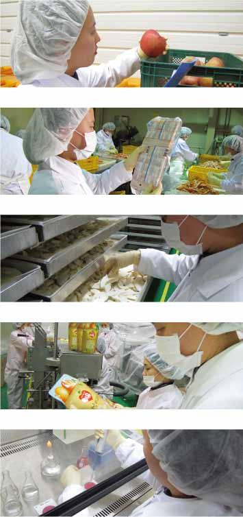 Quality Management 1 Inspection of raw fruits Using only fresh fruits picked during their proper seasons 2 Inspection of processing Processing that prioritizes hygiene for wholesome food products 3