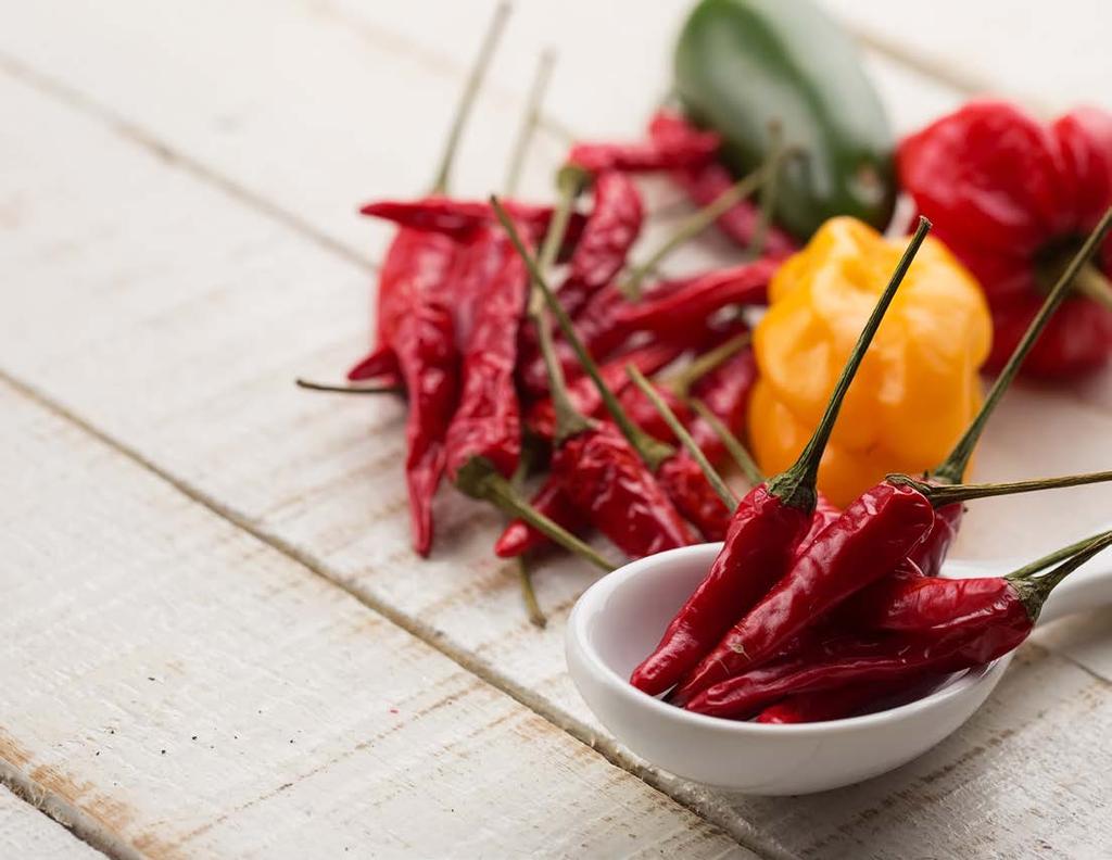 10 Spicy Foods The trend for more hot-and-spicy items on menus has been marinating for a while, and is turning white hot in the New Year.