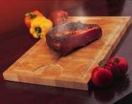 Meat Board with metal plate
