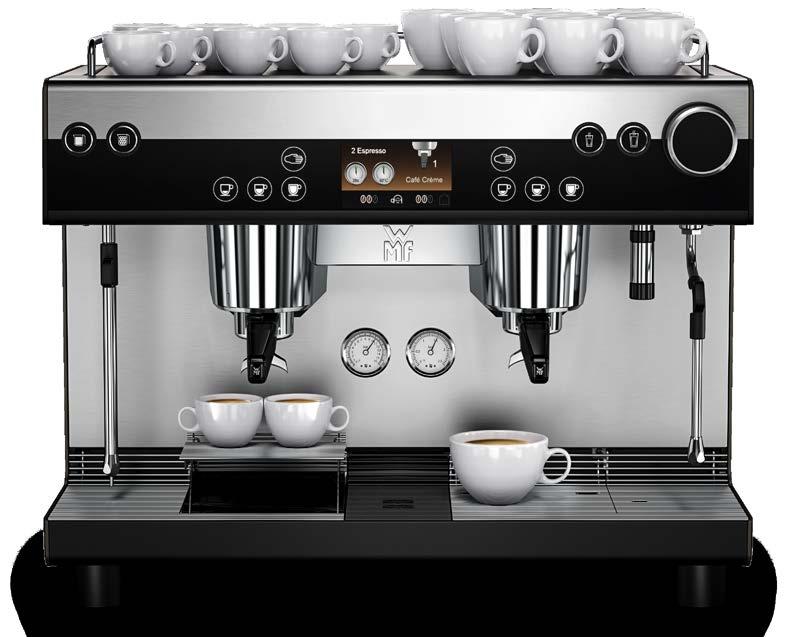 It produces perfect, barista-quality espresso without you needing to employ a trained barista. Because we ve automated all steps that require specific skills and handling.