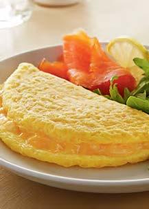 Consistently impressive taste and appearance All products are fully cooked to ensure the safest eggs possible Patties Omelets Scrambled Eggs Specialty Entrées Plain Omelets 46025-76007-00