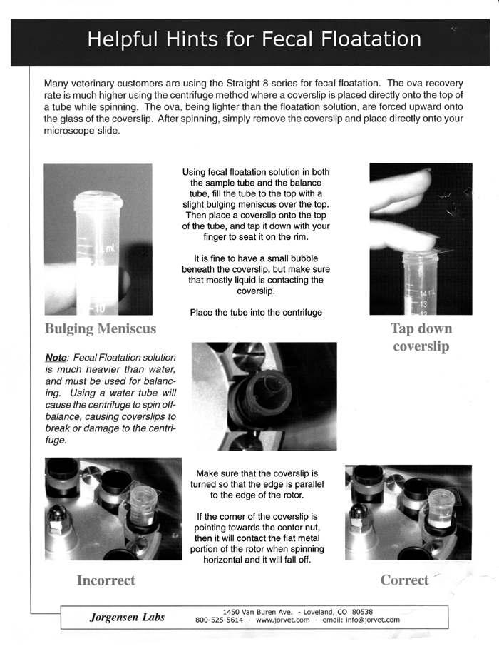 Techniques Pg. 7 This tip sheet is reproduced with permission of Jorgenson Labs.