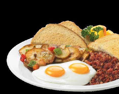 SPECIALTIES of the HOUSE! All specialties are served with our RubySpuds. Substitute egg whites for 1.00 more.