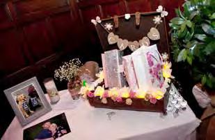 80 per person Silver Package Bronze package plus organza table runners & a choice of table centrepiece with mirror