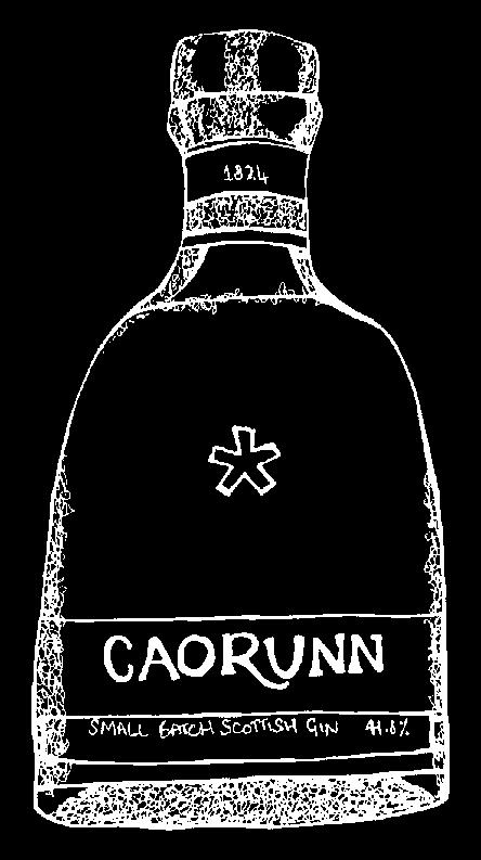 Caorunn Handcrafted, small batch distilled Scottish gin infused with 5 Celtic botanicals.
