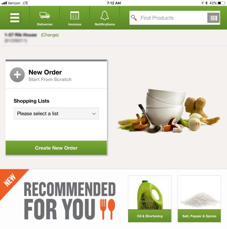 New - Recommendations The Recommendations feature suggests products that other like customers
