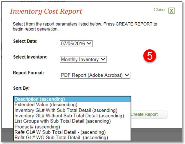 Refer to Inventory User s Manual for details on all reports.