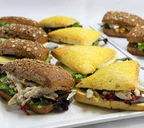 Sandwiches with meat will be replaced by sandwiches with bread salads, hummus and cheese varieties.