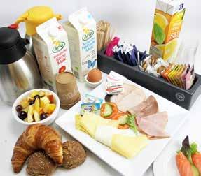 Breakfast service B reakfast from 08.00 to 10.00 minimum of 10 persons 6,88 pp Including attendance of crew?