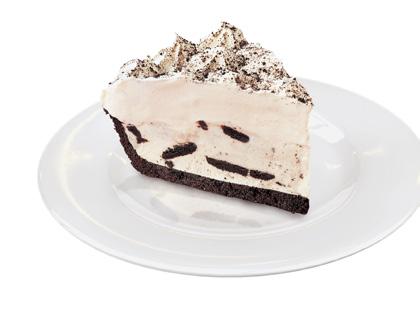 Pie Catalog 6752992 4/38 OZ CHFPIER PIE COOKIE & CRM Chocolate cookie chunks blended with vanilla laced whipping cream for a rich, natural flavor and creamy texture.