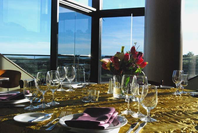 PRIVATE DINNERS Our private corporate dinner package includes: Sparkling wine reception in our lobby or outside on our sweeping front entrance overlooking Napa and