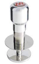 Woddenstainless steel tamper Made by Nuova Ricambi.
