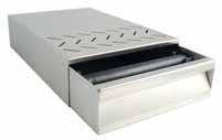 Knock Box Drawers Heavy stainless steel base drawer with