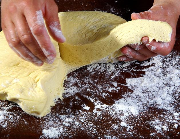 Knead with your hands until you make