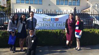 their categories will go on to the Alameda County Science and Engineering Fair March 10-12: 7th grader Cadence Saniel in Biological Sciences 8th grader Jessica Lewis in Behavioral Sciences