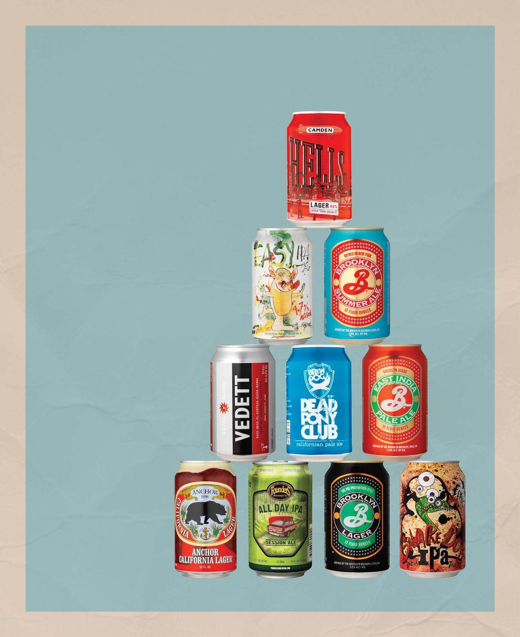 WE NOW SELL CRAFT BEER IN CANS Whichever way you look at it, the benefits of selling beer in cans really stack up!