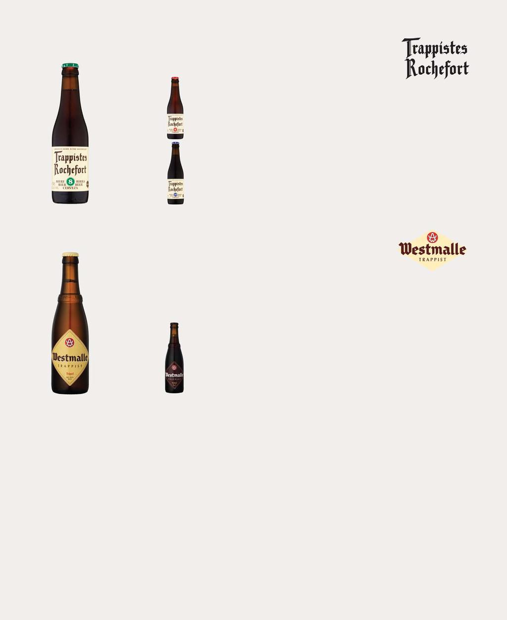 ROCHEFORT TRAPPIST BEER WESTMALLE Trappistes Rochefort is brewed and bottled within the walls of the Abbey of Saint-Remy, a small monastery of less than twenty monks.