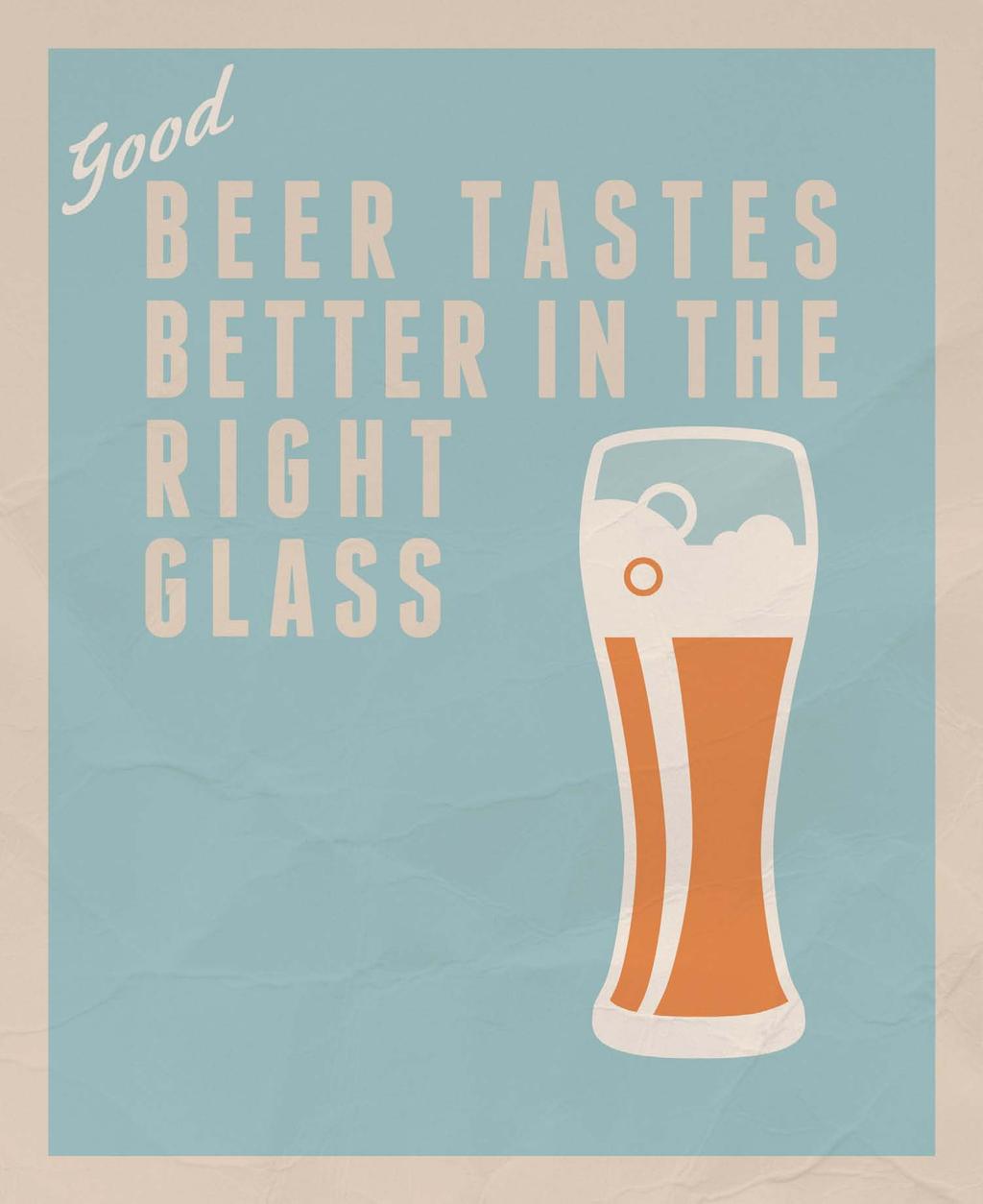 If you re in the business of selling some of the world s greatest and most iconic beers, then you really should be completing the full experience and serving in the right glassware.