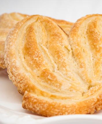 Large Cookies Large Palmier Large Palmier A large, flat, crispy cookie, with edges rolled inward Oatmeal