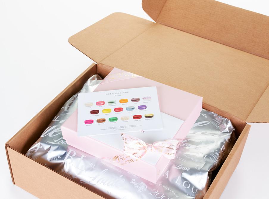 Shipping Perishable Bottega Louie products are packed in custom designed insulated