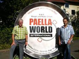 About Us Paella-World-International was founded in 1990 by Martin Burger and Thomas Müller and has been based in Kieselbronn since then, a little town 45 km to the West of Stuttgart in South Germany.