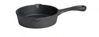CAST-IRON PRODUCTS Cast-Iron Pans, Roaster and Bowl Cast-Iron-Mini Pan with handle: Ø 11 x H 3 cm Order Nr.