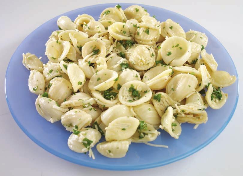 orecchiette pasta Tasty, healthy orecchiette pasta tossed with extra virgin olive oil,