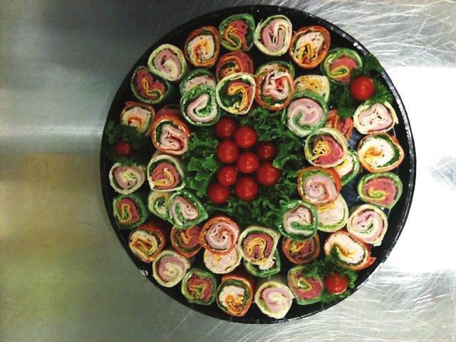 wrap & roll Sliced wrap medallions can be served as a appetizer or as a light brunch.